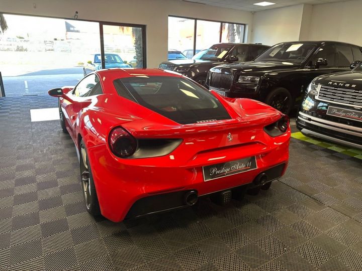 Ferrari 488 GTB Sieges Racing Lift JA 20 Volant Led Carbon Ligne Akrapovic LOA : 1 730 euros par mois Rouge - 7