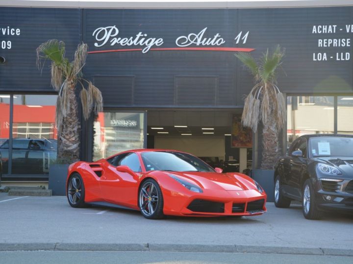 Ferrari 488 GTB Sieges Racing Lift JA 20 Volant Led Carbon Ligne Akrapovic LOA : 1 730 euros par mois Rouge - 28