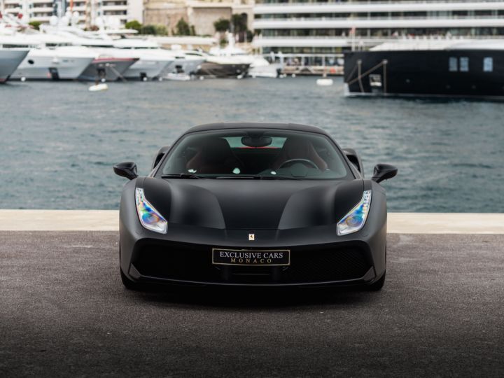 Ferrari 488 GTB V8 F1 670 CV - MONACO Nero Opaco (Couleur Speciale) - 2