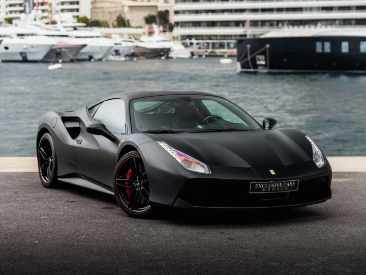 Ferrari 488 GTB V8 F1 670 CV - MONACO Nero Opaco (Special Color) - 3