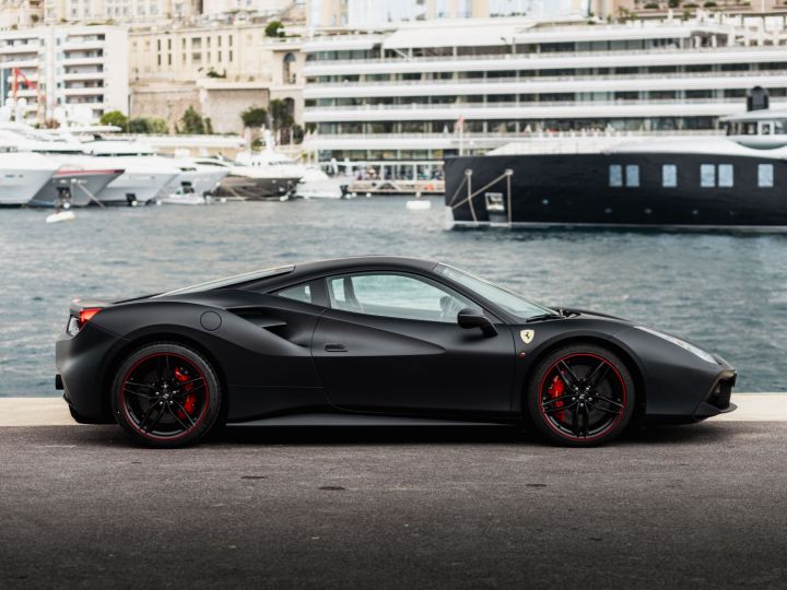 Ferrari 488 GTB V8 F1 670 CV - MONACO Nero Opaco (Special Color) - 4