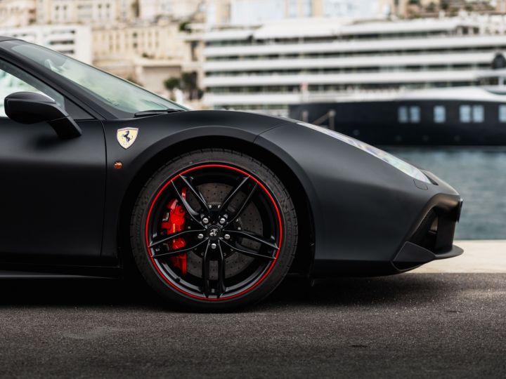 Ferrari 488 GTB V8 F1 670 CV - MONACO Nero Opaco (Couleur Speciale) - 8