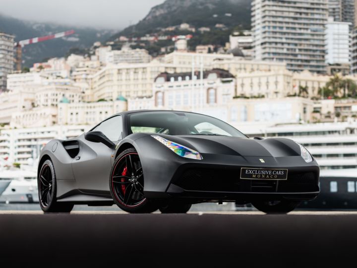 Ferrari 488 GTB V8 F1 670 CV - MONACO Nero Opaco (Couleur Speciale) - 26