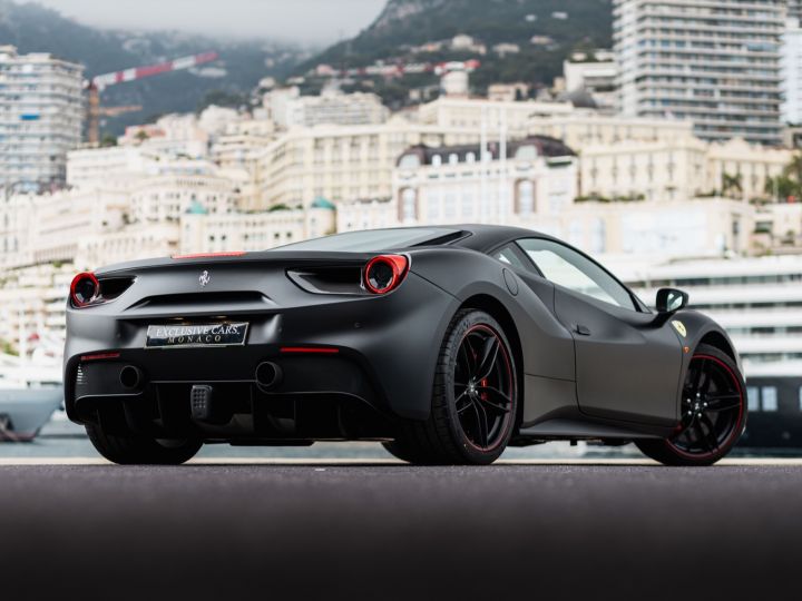 Ferrari 488 GTB V8 F1 670 CV - MONACO Nero Opaco (Couleur Speciale) - 30