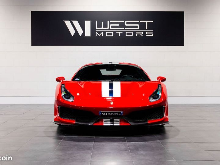 Ferrari 488 Pista 3.9 V8 720 – 1°Main Française Full Carbone AFS Lift Baquets Harnais 4385EMOIS Rouge - 2