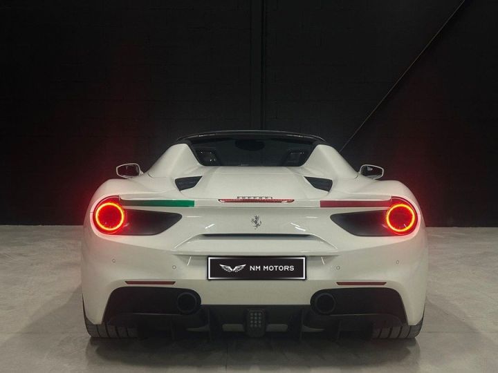 Ferrari 488 Spider 3.9 V8 670 CV - Garantie POWER - 1ère main Blanc Nacré - 3