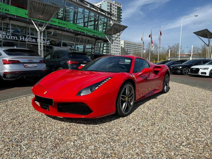 Ferrari 488 Spider V8 3.9 670 ch  Carbon Céramic * LIFT * entretien Ferrari de 7 ans jusqu'au 04/2026 ° Garantie Ferrari Approved 24 mois Reconductible Rouge Corsa - 9