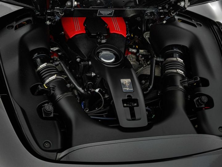 Ferrari 488 Spider V8 3.9 670 ch LIFT Carbon Céramic * entretien Ferrari de 7 ans jusqu'au 02/2025 ° Garantie Ferrari Approved 7 mois Reconductible Gris daytona - 25