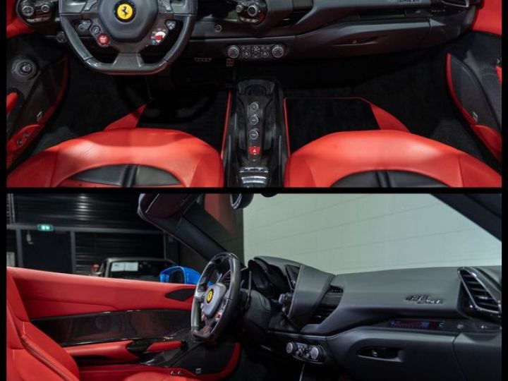 Ferrari 488 Spider V8 3.9 670 – Immat France 108K Options Configuration Atelier Carbone Lift Display Carplay JBL 1703EMOIS Bleu - 7