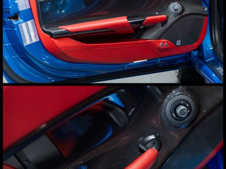 Ferrari 488 Spider V8 3.9 670 – Immat France 108K Options Configuration Atelier Carbone Lift Display Carplay JBL 1937EMOIS Bleu - 10