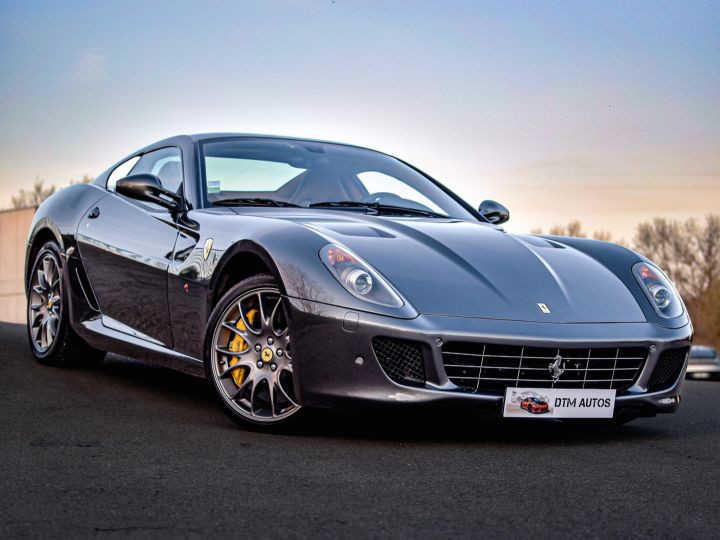 Ferrari 599 GTB Fiorano F1 V12 6.0 L 620 Ch Grigio Silverstone - 9