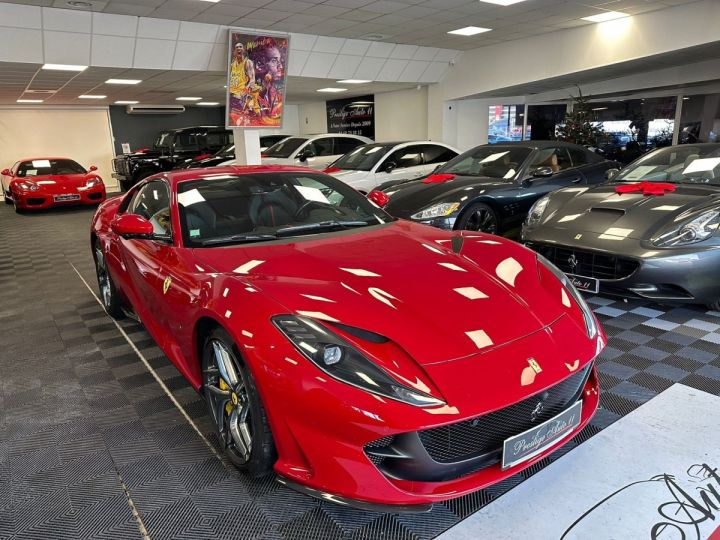 Ferrari 812 Superfast 6.5 V12 800 CH 1ere Main Origine France LOA 2 332 Euros Par Mois LIGNE NOVITEC 90 780 Euros D Options Rouge - 14