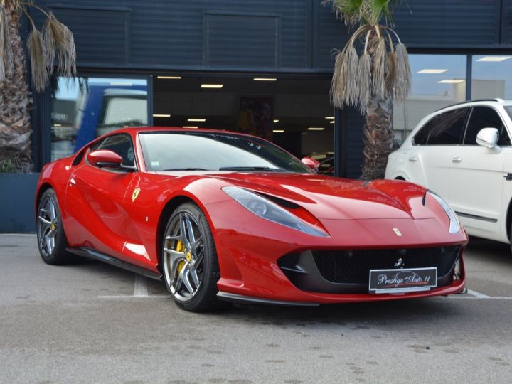 Ferrari 812 Superfast 6.5 V12 800CH 1ERE MAIN ORIGINE FRANCE LOA 2532 Euros Par Mois LIGNE NOVITEC Rouge - 1