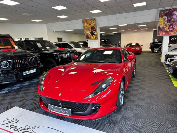 Ferrari 812 Superfast 6.5 V12 800CH 1ERE MAIN ORIGINE FRANCE LOA 2532 Euros Par Mois LIGNE NOVITEC Rouge - 16