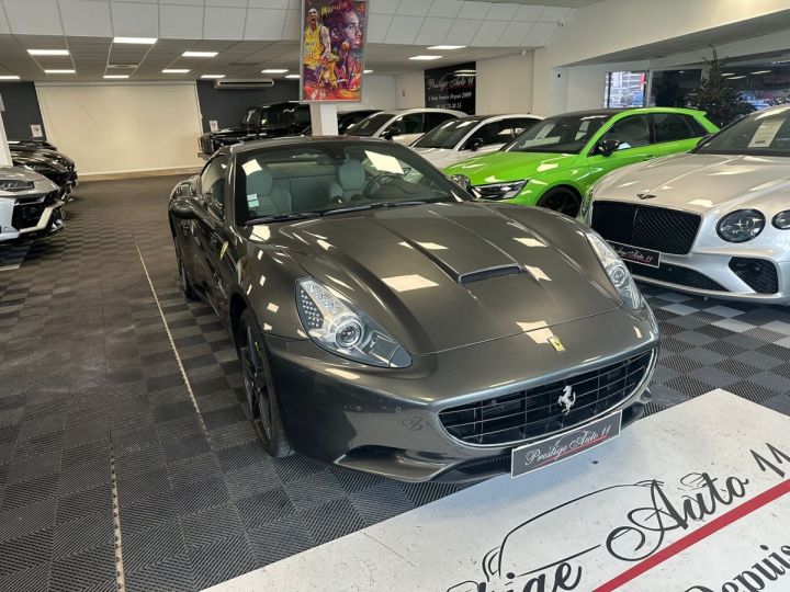 Ferrari California 4.3 V8 460 CV origine France Carbon Daytona carnet d’entretien complet Gris - 11