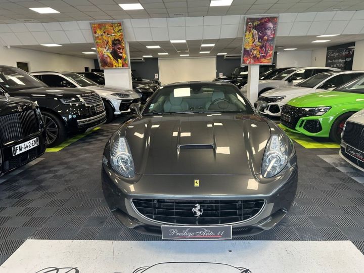 Ferrari California 4.3 V8 460 CV origine France Carbon Daytona carnet d’entretien complet Gris - 13