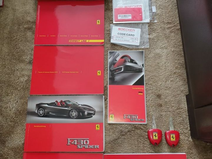 Ferrari F430 Spider 4.3 V8 490ch BOITE MECANIQUE RARISSIME VIP Rosso Corsa - 20