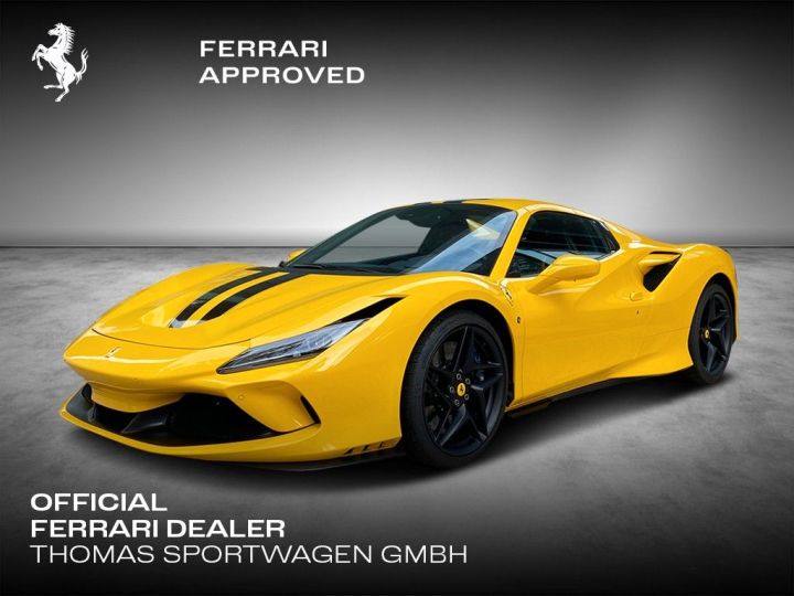 Ferrari F8 Tributo V8 3.9 721 Ch Spider Céramic * JBL * Entretien Ferrari De 7 Ans Jusqu'au 05/2027 * Garantie Ferrari Approved 24 mois Reconductible Jaune - 1