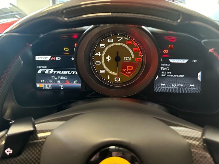 Ferrari F8 Tributo V8 3.9 DCT TVA APPARENTEORIGINE FRANCE IMMATRICULE FRANCAISE CO2 PAYÉ LOA 2360 Euros /mois Rouge - 17