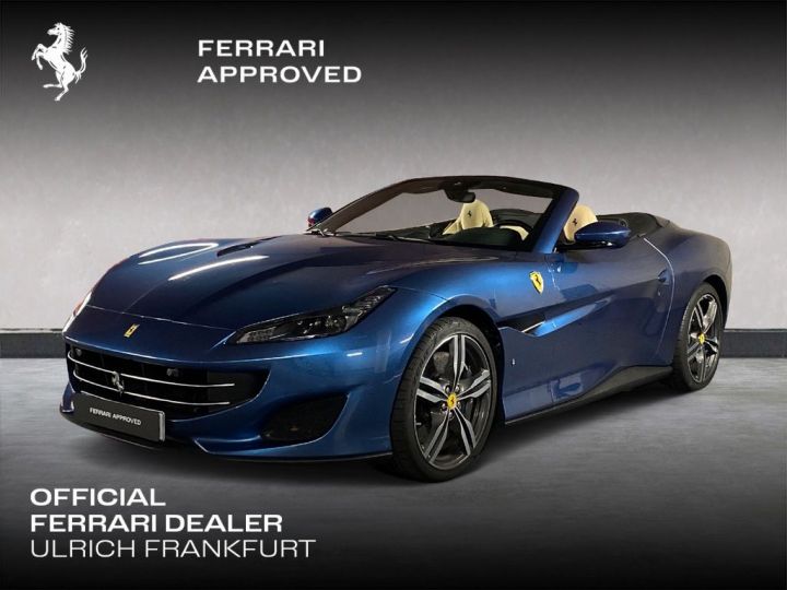 Ferrari Portofino V8 3.9 600 ch 4P °MAGNERIDE Carbon Céramic 1èreM ° entretien Ferrari de 7 ans jusqu'au 10/2026 ° Garantie Ferrari 10/2024 Bleu - 1