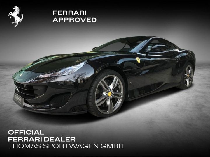 Ferrari Portofino V8 3.9 600 ch 4P °MAGNERIDE Carbon Céramic  ° entretien Ferrari de 7 ans jusqu'au 07/2027 ° Garantie Ferrari 12 mois Noire - 1