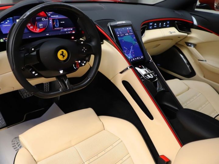 Ferrari Roma CARBONE * ECRAN PASSAGER * ADAS * HIFI HP * CARPLAY * MAGNERIDE * CAMERA 360° * GARANTIE FERRARI 10/2024 Rouge Rosso - 16