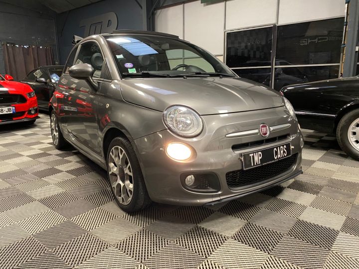 Fiat 500 0.9 105cv Version Sport BV6 Gris Anthracite - 1