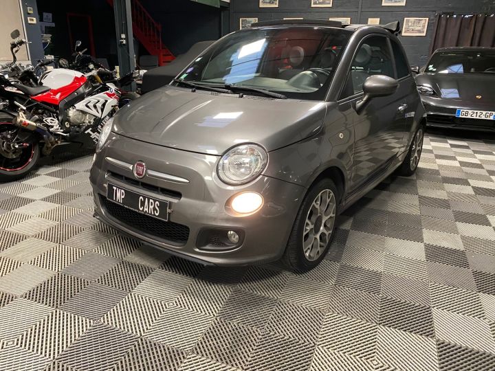 Fiat 500 0.9 105cv Version Sport BV6 Gris Anthracite - 2