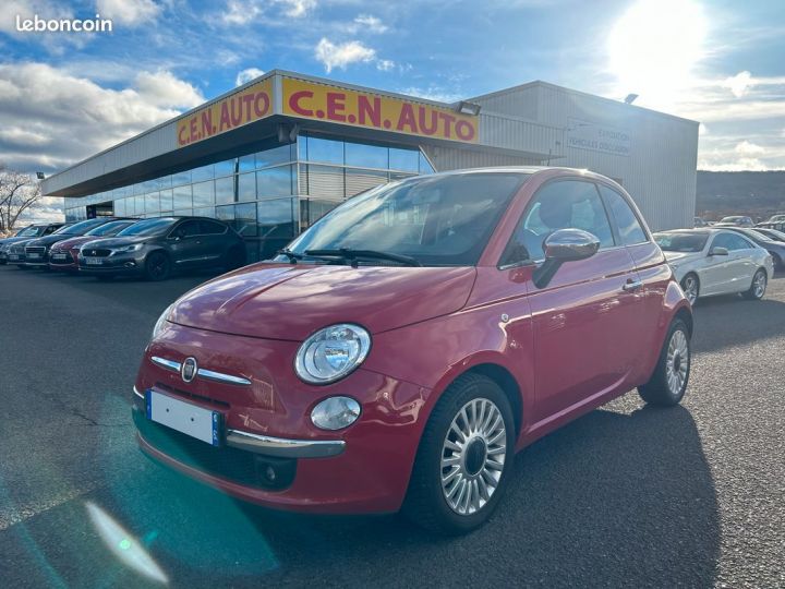 Fiat 500 0.9 8V 85ch TWINAIR LOUNGE Rouge - 1