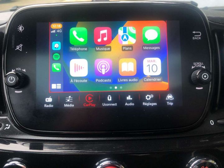 Fiat 500 1.0i MHEV Dolcevita Pack Sport Carplay Noir Métallisé - 10