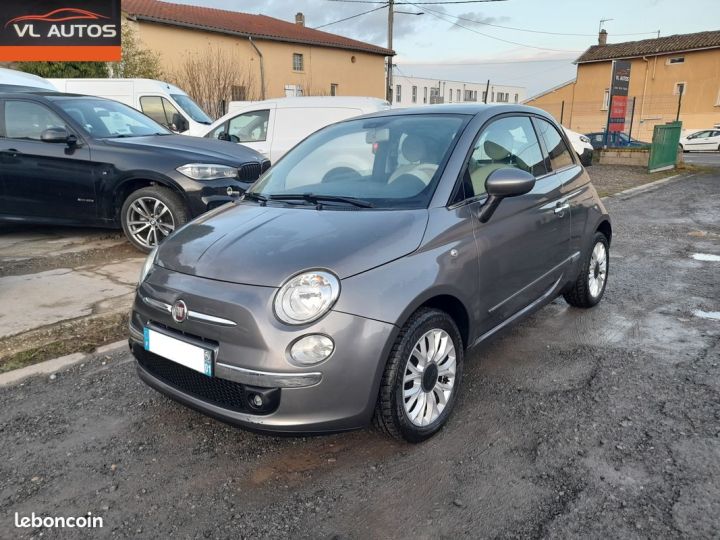 Fiat 500 1.2 69 CH Lounge Crit'air 1 Année 2015 Gris - 2