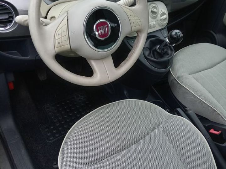 Fiat 500 1.2 69 CH Lounge Crit'air 1 Année 2015 Gris - 5