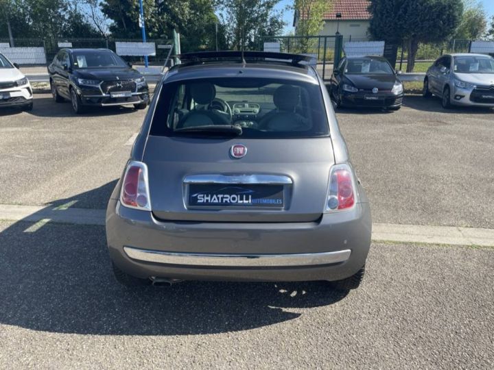 Fiat 500 1.2 69ch 4cv Club Clim Toit Ouvrant 75,000Kms Crit'air 1 GRIS F - 7