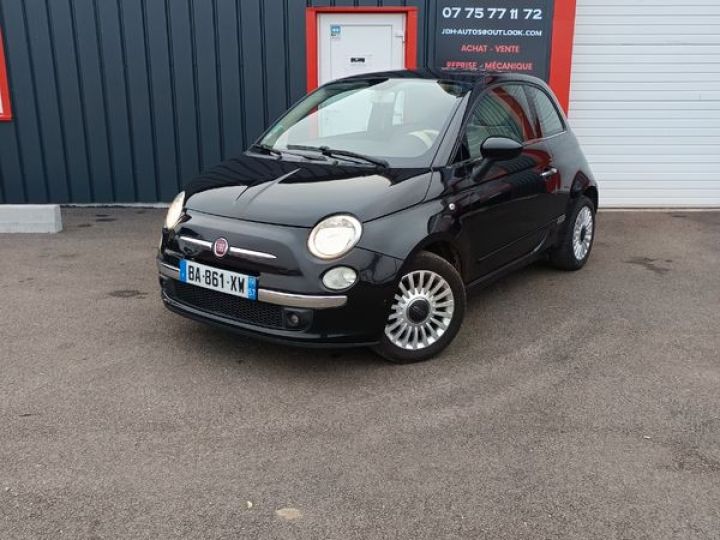 Fiat 500 1.2 69ch CRIT AIR 1 garantie 6 MOIStoit panoramique KIT DISTRIBUTION NEUF EMBRAYAGE Noir - 1