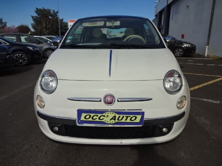 Fiat 500 1.2 8V 69 ch Lounge Blanche - 2