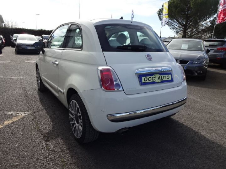 Fiat 500 1.2 8V 69 ch Lounge Blanche - 6