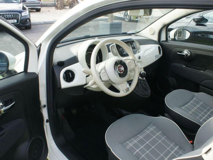 Fiat 500 1.2 8V 69CH ECO PACK LOUNGE Blanc - 8