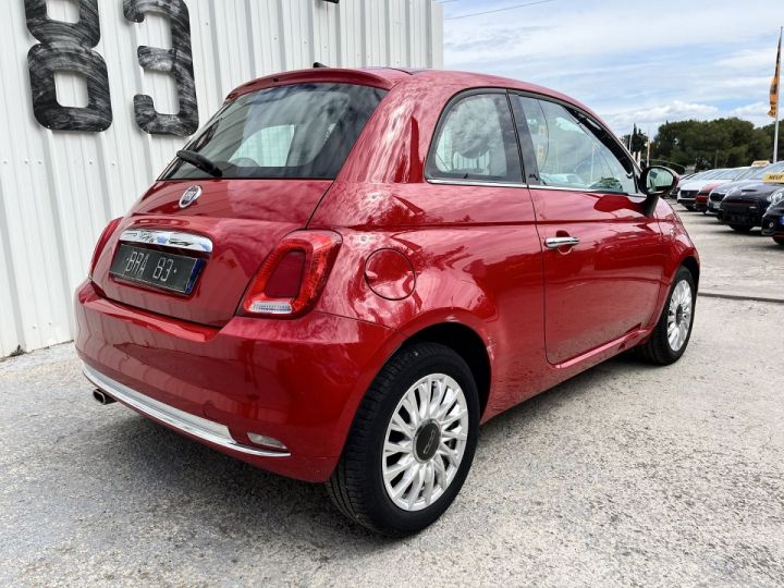 Fiat 500 1.2 8V 69CH ECO PACK LOUNGE Rouge - 4