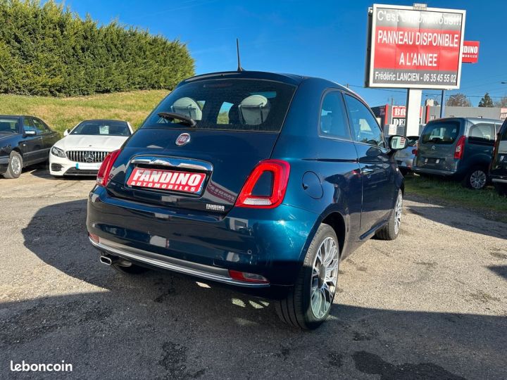 Fiat 500 1.2 8V 69Ch Eco Pack Star Bleu - 3