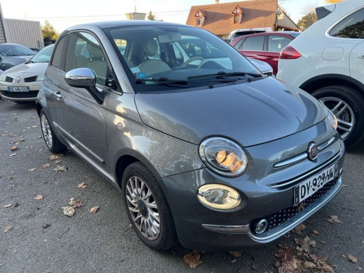 Fiat 500 1.2 8V 69CH LOUNGE Gris F - 1