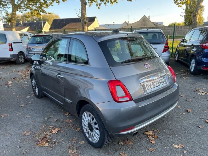 Fiat 500 1.2 8V 69CH LOUNGE Gris F - 3