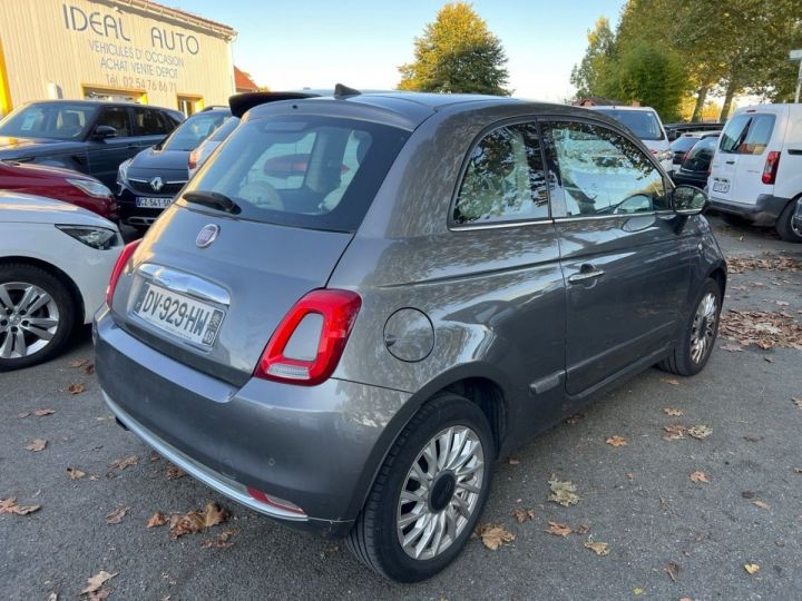 Fiat 500 1.2 8V 69CH LOUNGE Gris F - 4