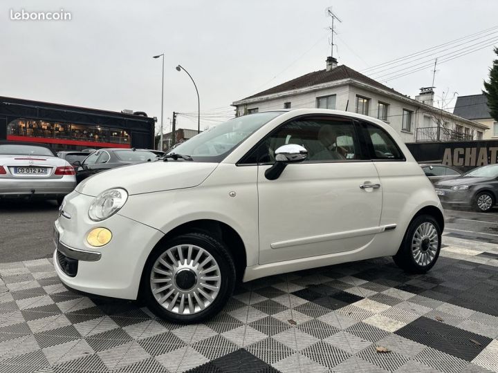 Fiat 500 1.2 8V 69CH LOUNGE Blanc - 1