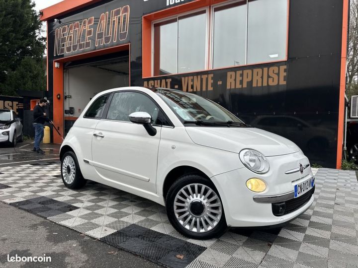 Fiat 500 1.2 8V 69CH LOUNGE Blanc - 2