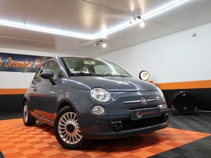 Fiat 500 1.2 8V 69CH LOUNGE Marron - 2