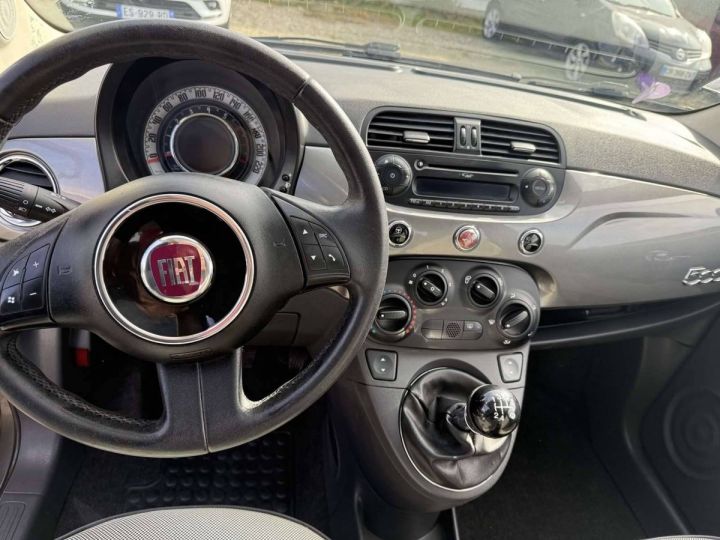 Fiat 500 1.2 8v 69ch Lounge BLANC - 9