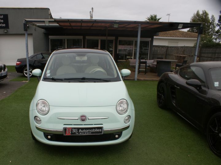 Fiat 500 1.2 8V 69CH LOUNGE DUALOGIC Vert Pastelle - 2