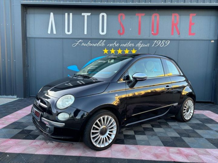 Fiat 500 1.2 8V 69CH S&S LOUNGE Noire Metal - 1