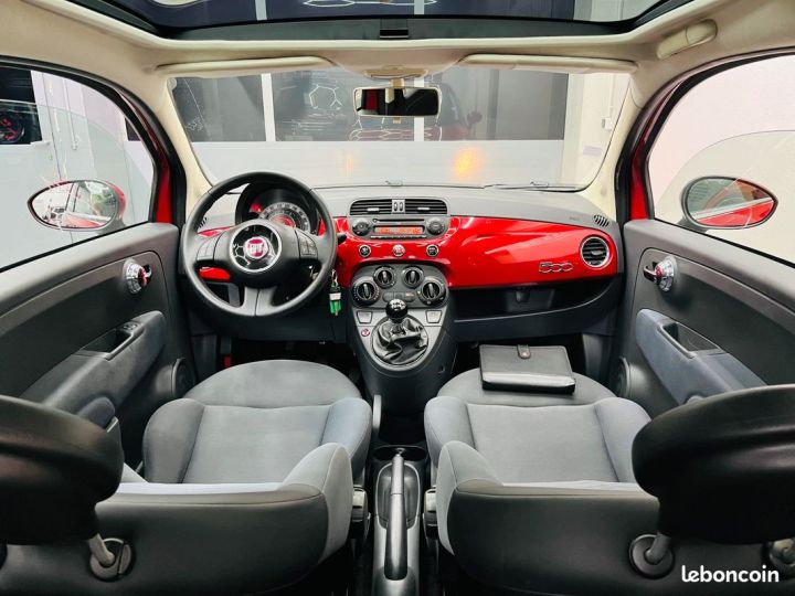 Fiat 500 1.2 Pop Style Toit Panoramique & Radar de recul Rouge - 3