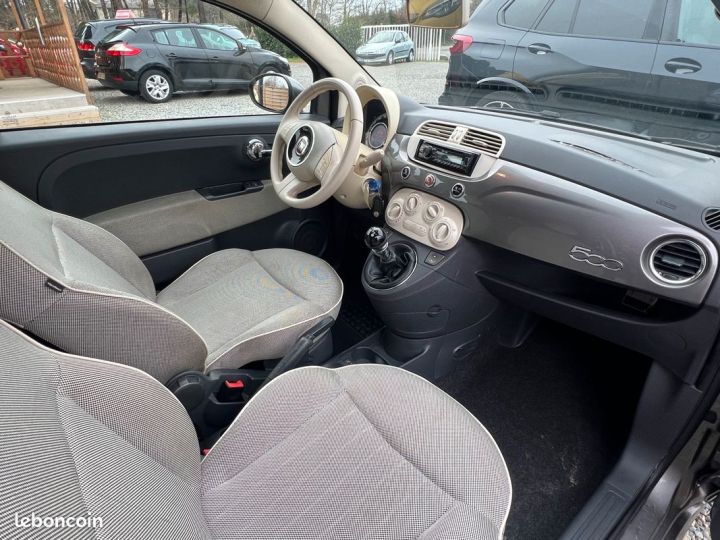 Fiat 500 1.2i 69CH Lounge Gris - 3